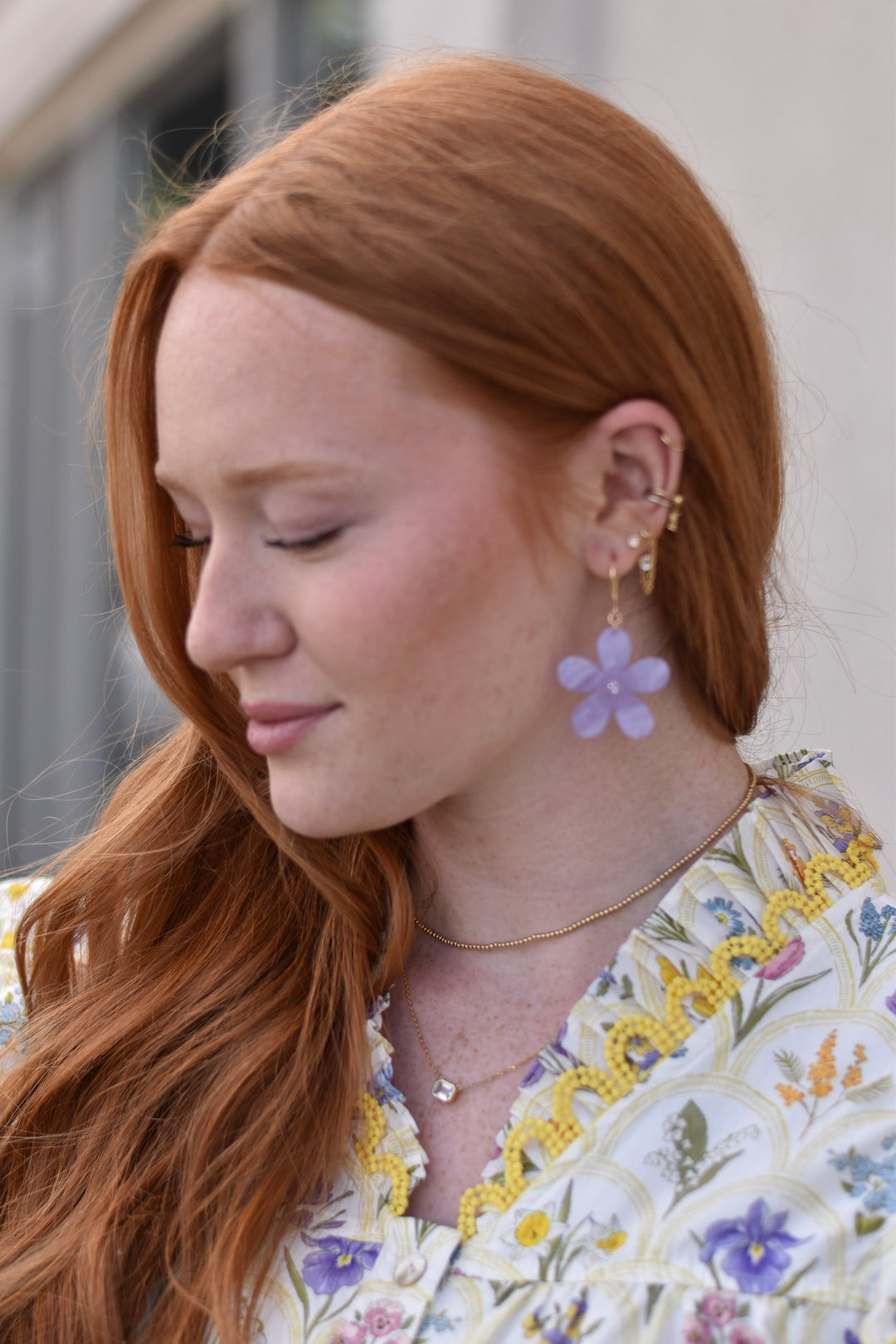 Daisy Bloom Resin Earrings