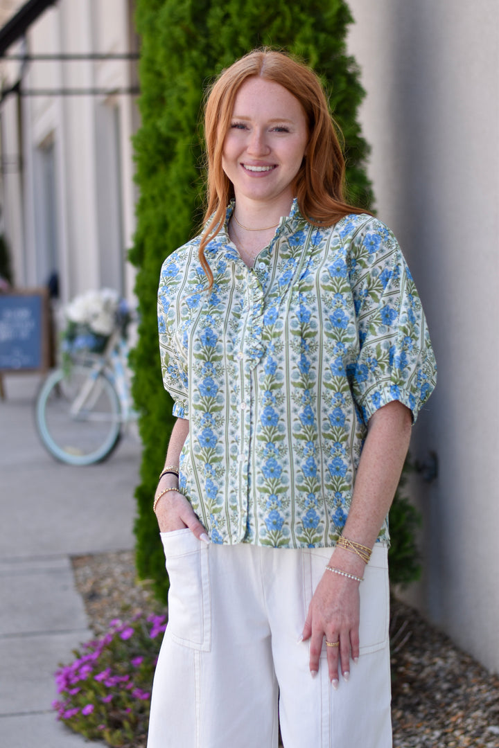 Garden Grace Cotton Top