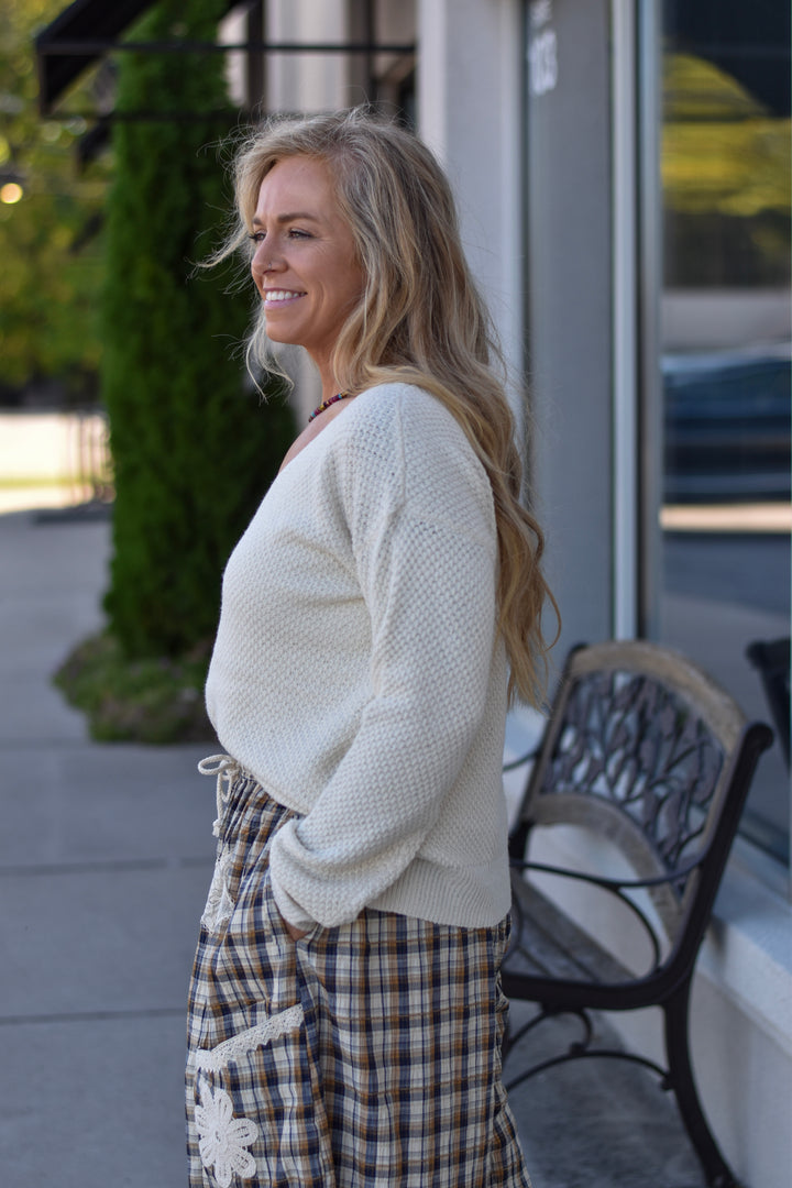 Daydream Waffle Sweater
