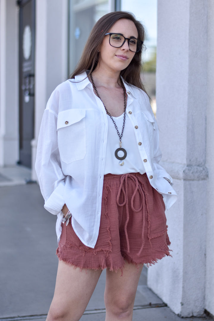 Elodie Button Down Shirt