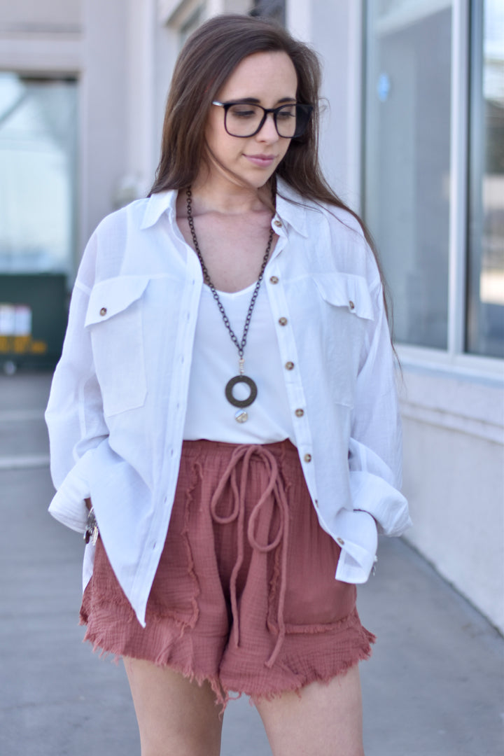 Elodie Button Down Shirt