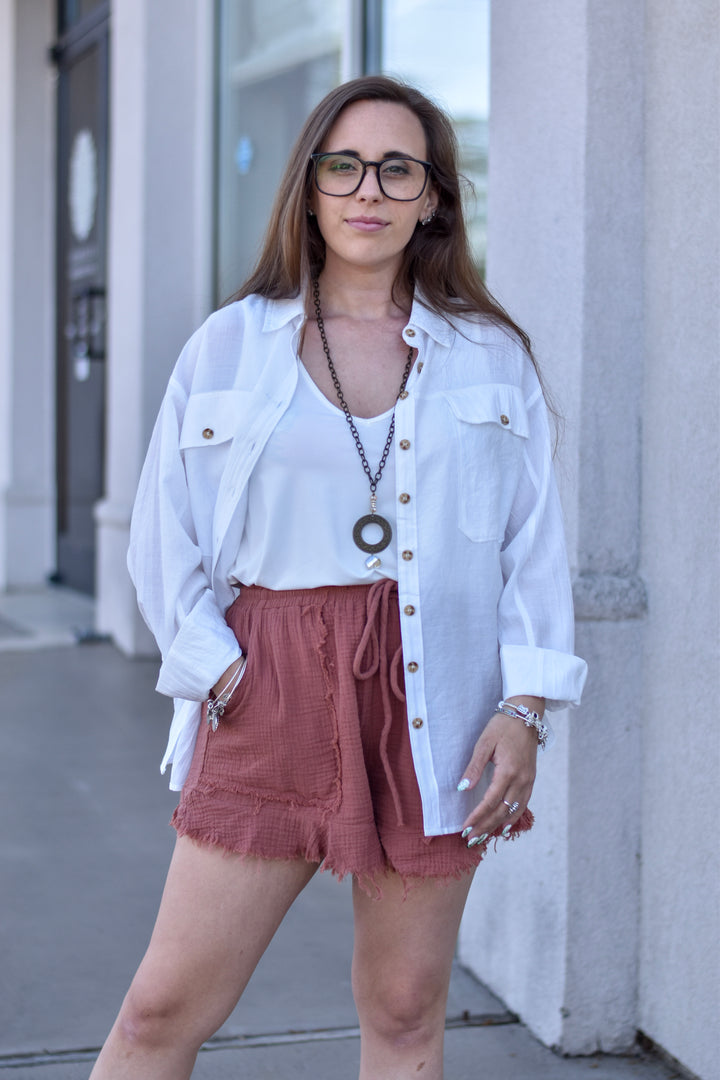 Elodie Button Down Shirt
