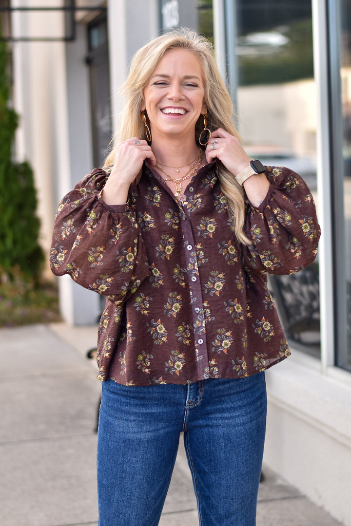 Rustling Blooms Blouse