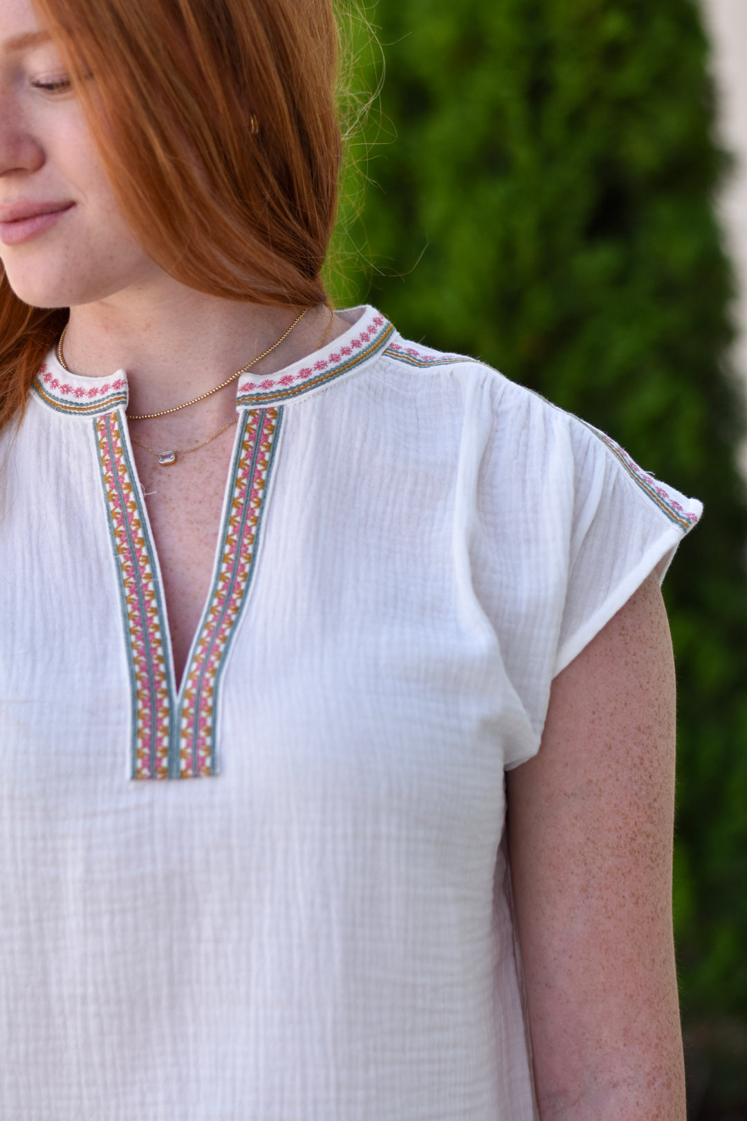 Sunny Days Embellished Top