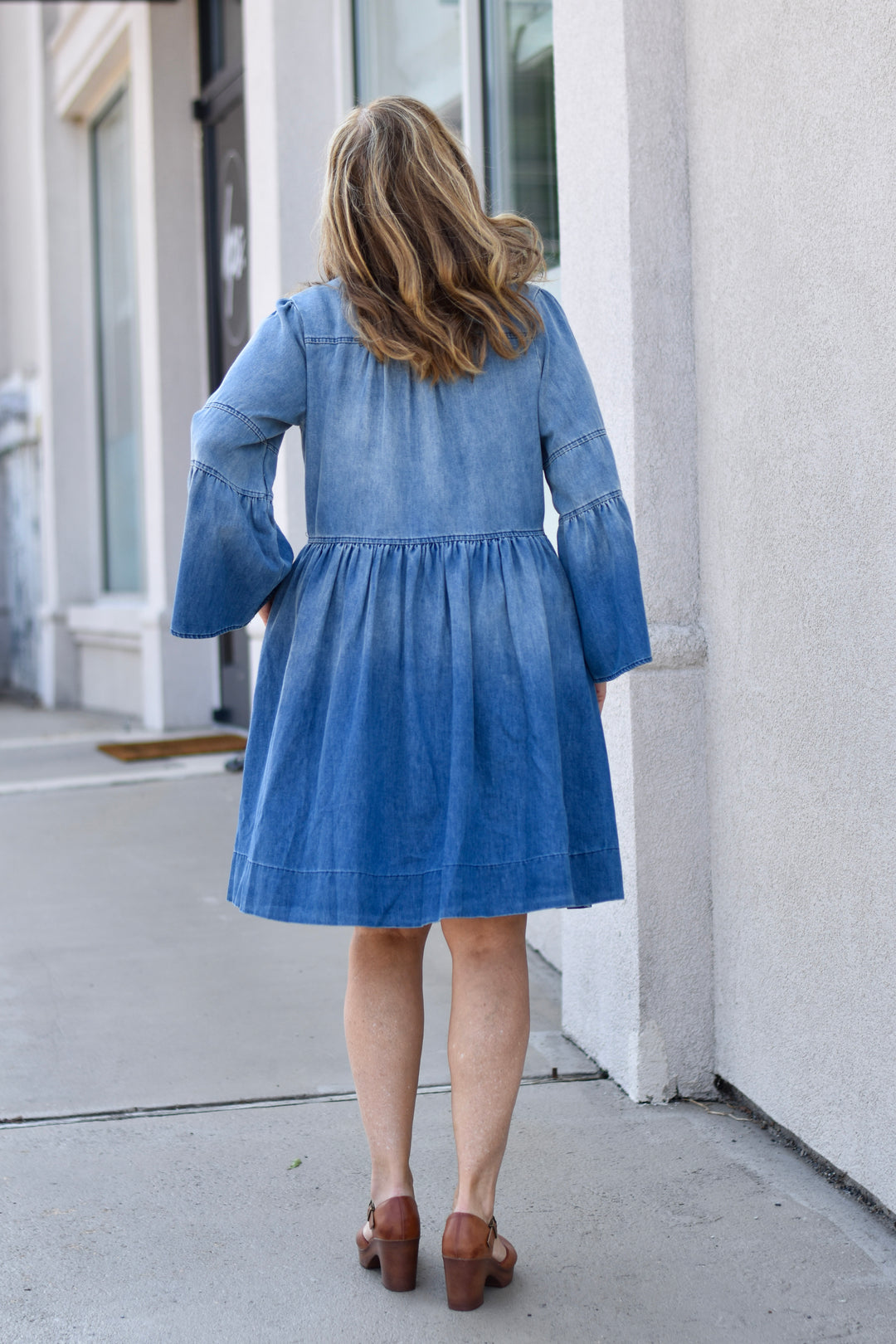 Rockin' Around Denim Dress