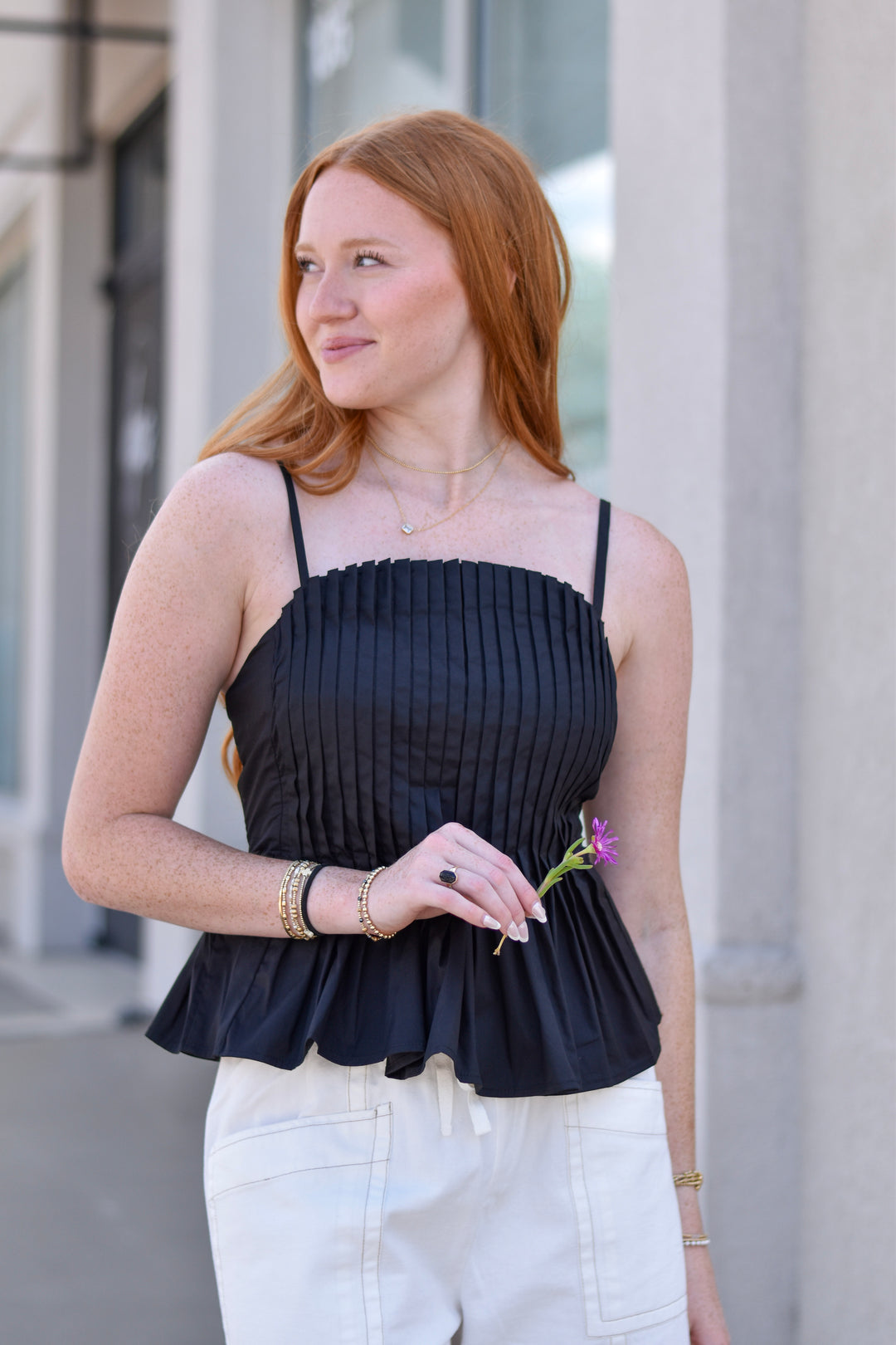 Entro Pleated Cami Top