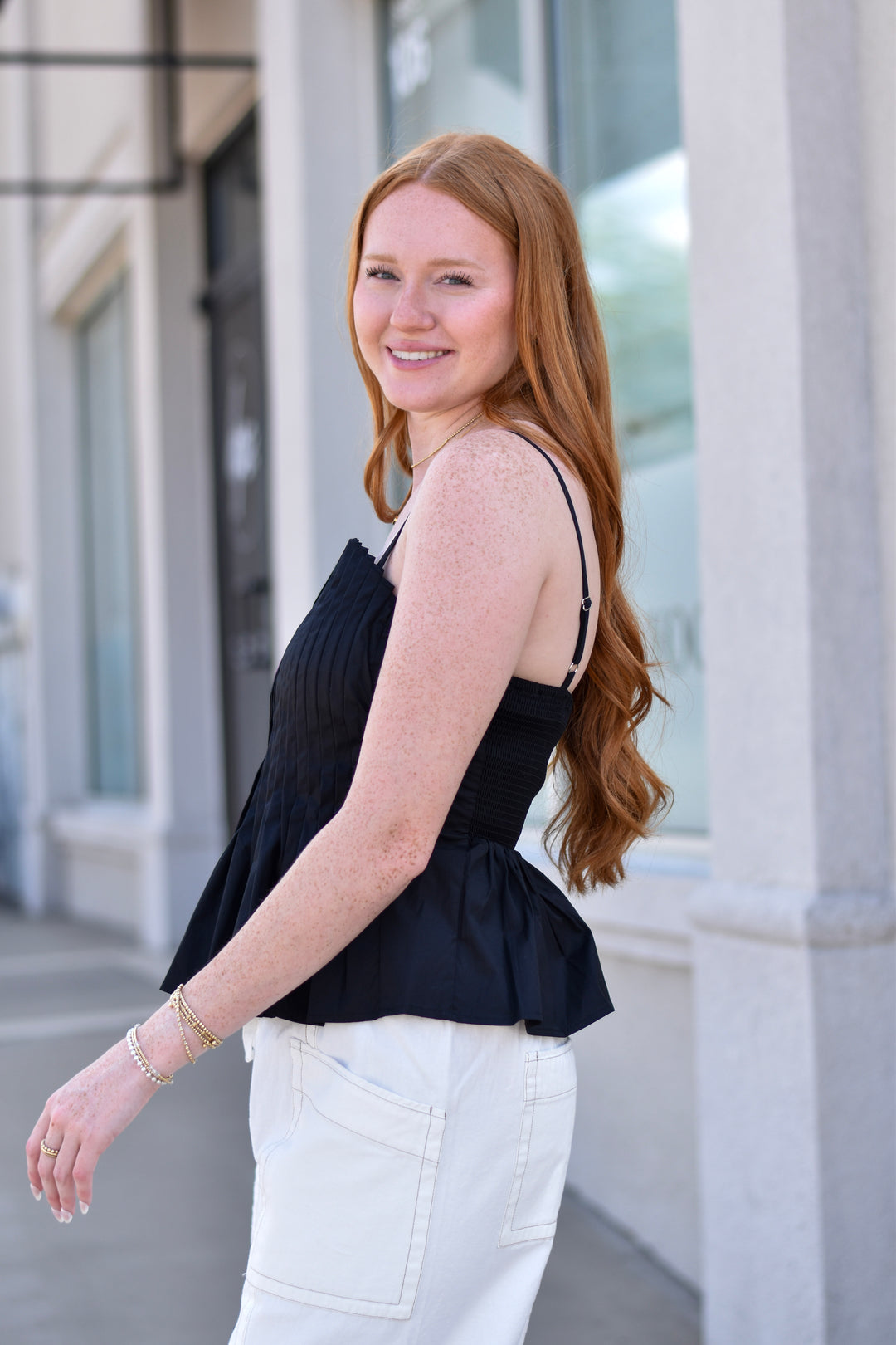 Entro Pleated Cami Top