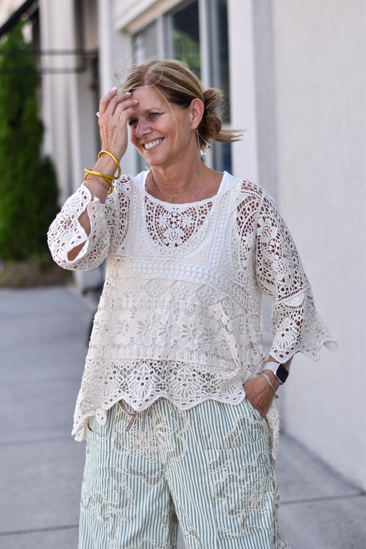 Bluivy Crochet Layering Top