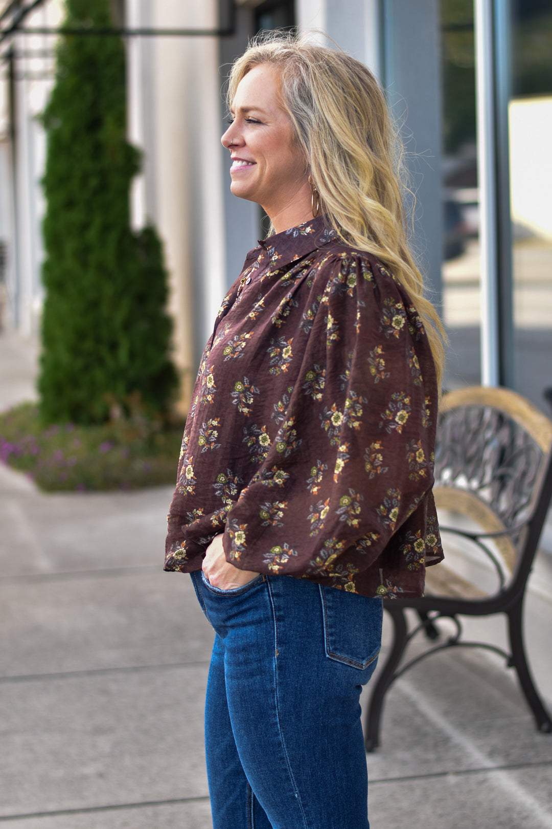 Rustling Blooms Blouse