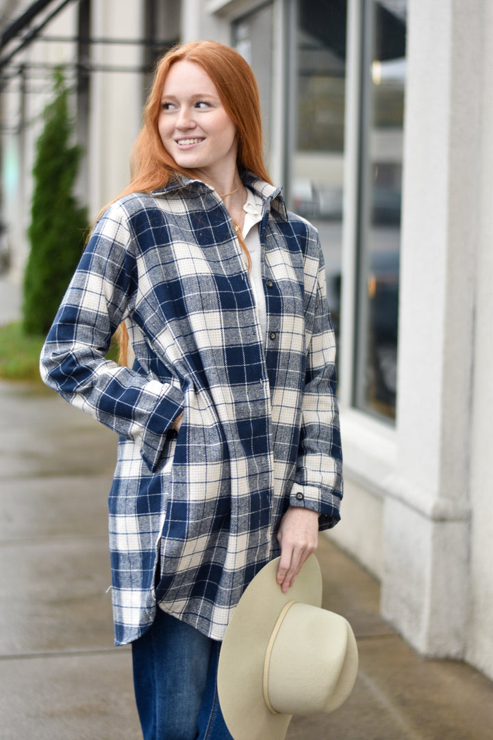 Edith Plaid Shacket