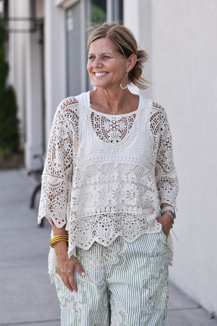Bluivy Crochet Layering Top