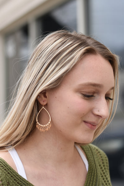 Jasmine Boho Wooded Earrings