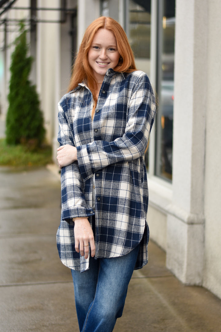 Edith Plaid Shacket