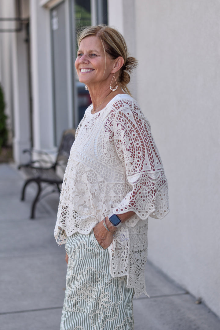Bluivy Crochet Layering Top