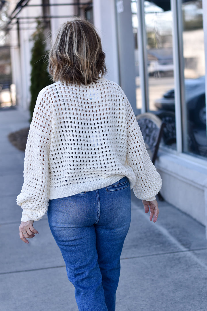 Daisy Path Cardigan Sweater