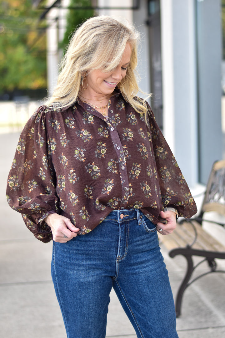 Rustling Blooms Blouse