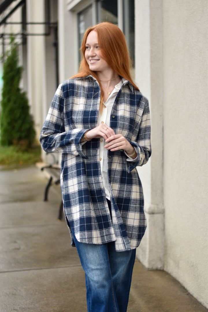 Edith Plaid Shacket