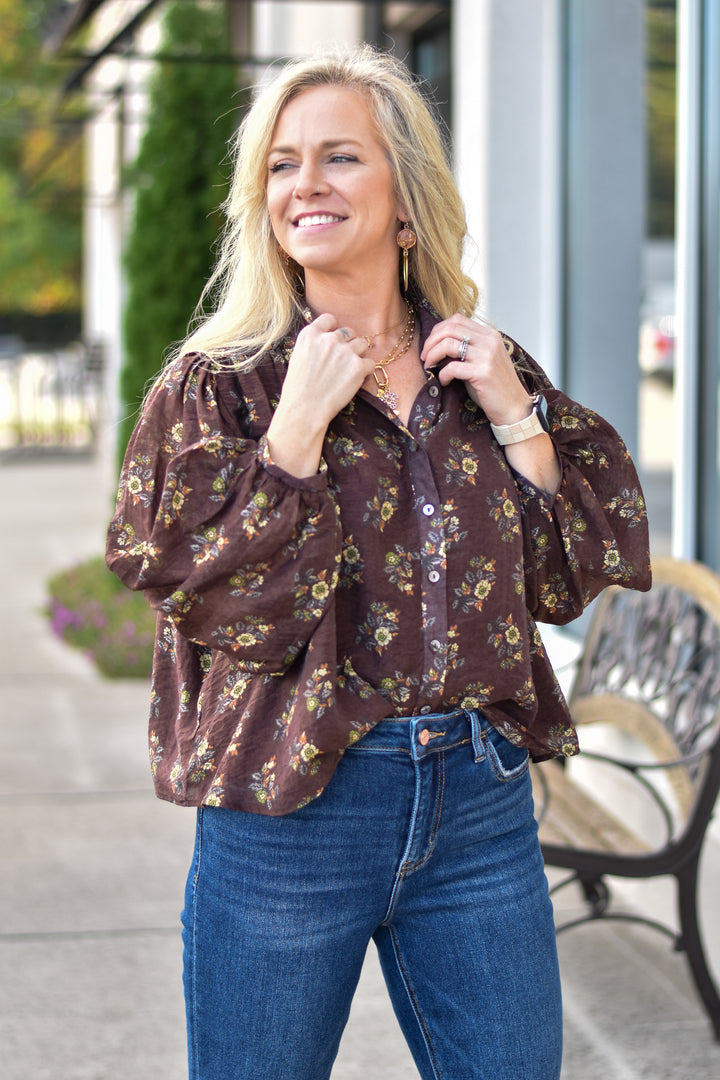 Rustling Blooms Blouse