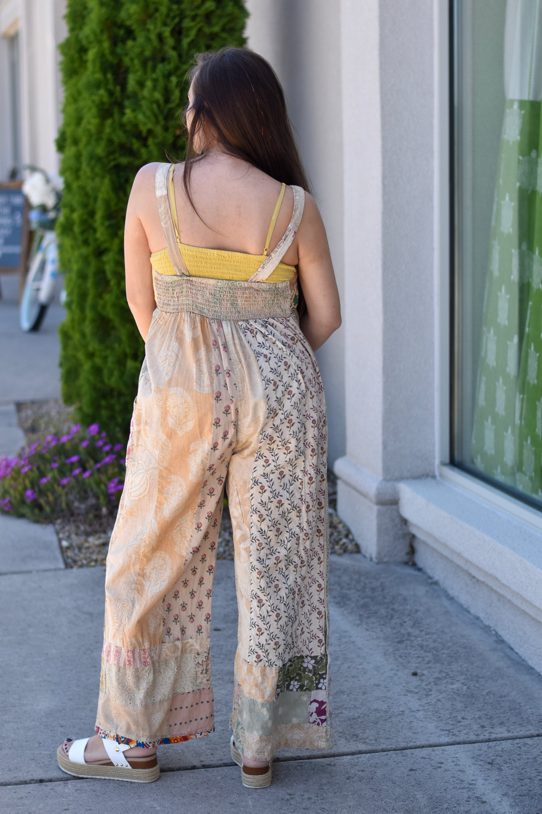 Boho Patchwork Overalls