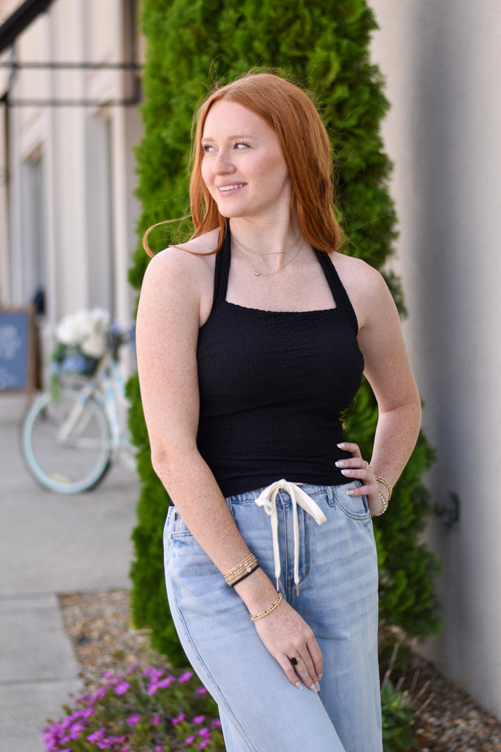 Weekend Chic Halter Top