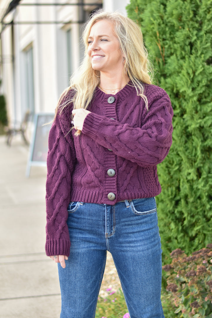 Heritage Cable Sweater Cardigan