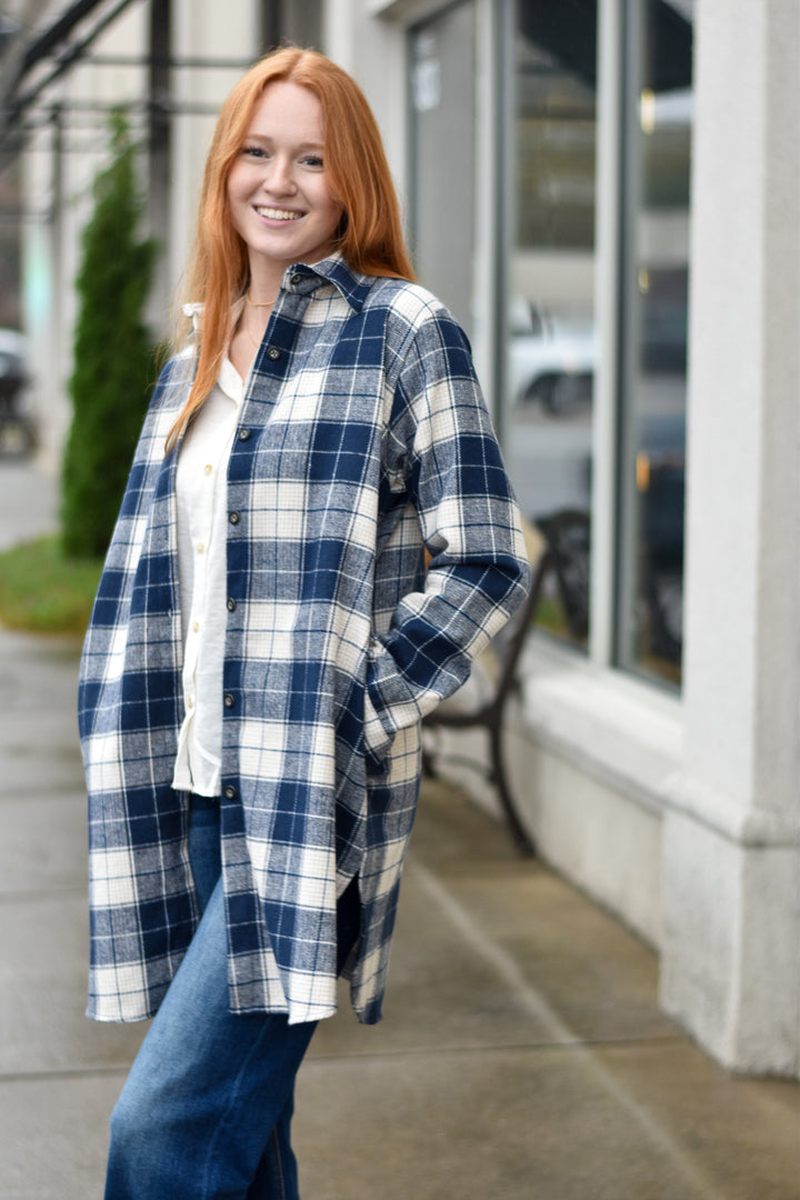 Edith Plaid Shacket