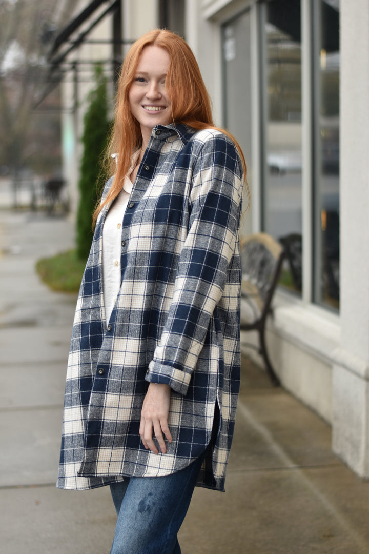 Edith Plaid Shacket