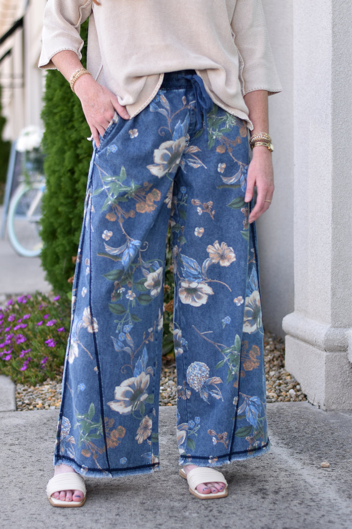 Wildflower Way Denim Pants