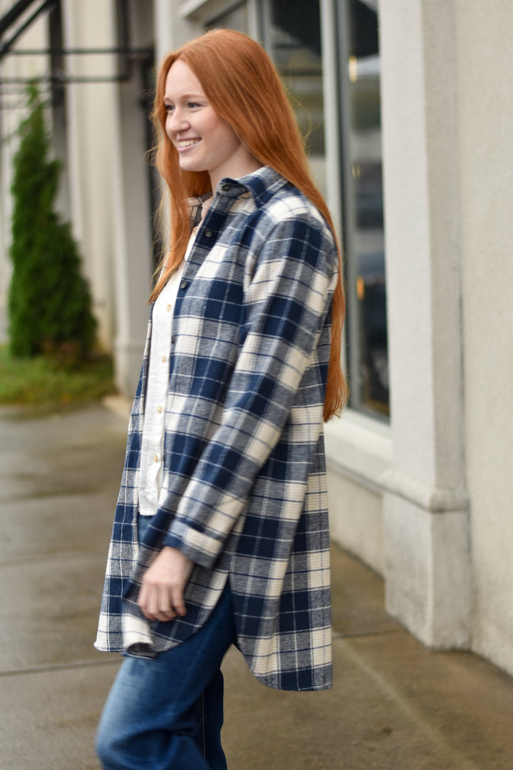 Edith Plaid Shacket