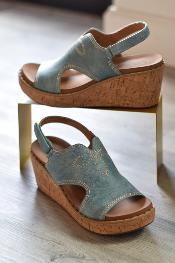 Corky's Turquoise Darlin Wedges