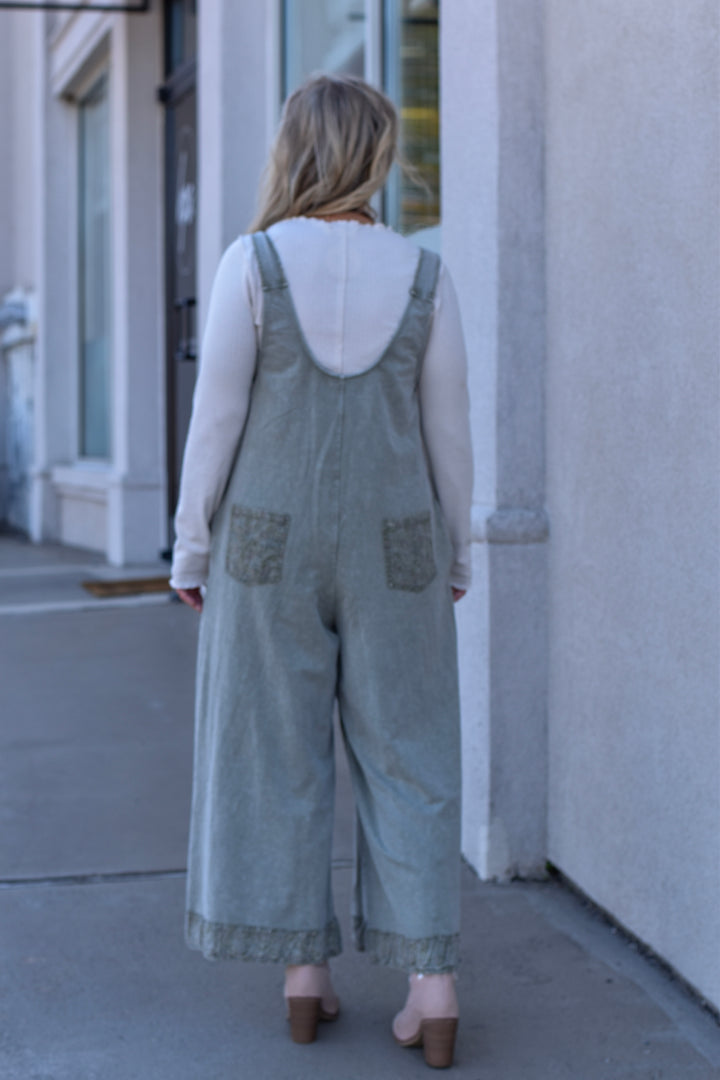 Wildflower Patchwork Overalls