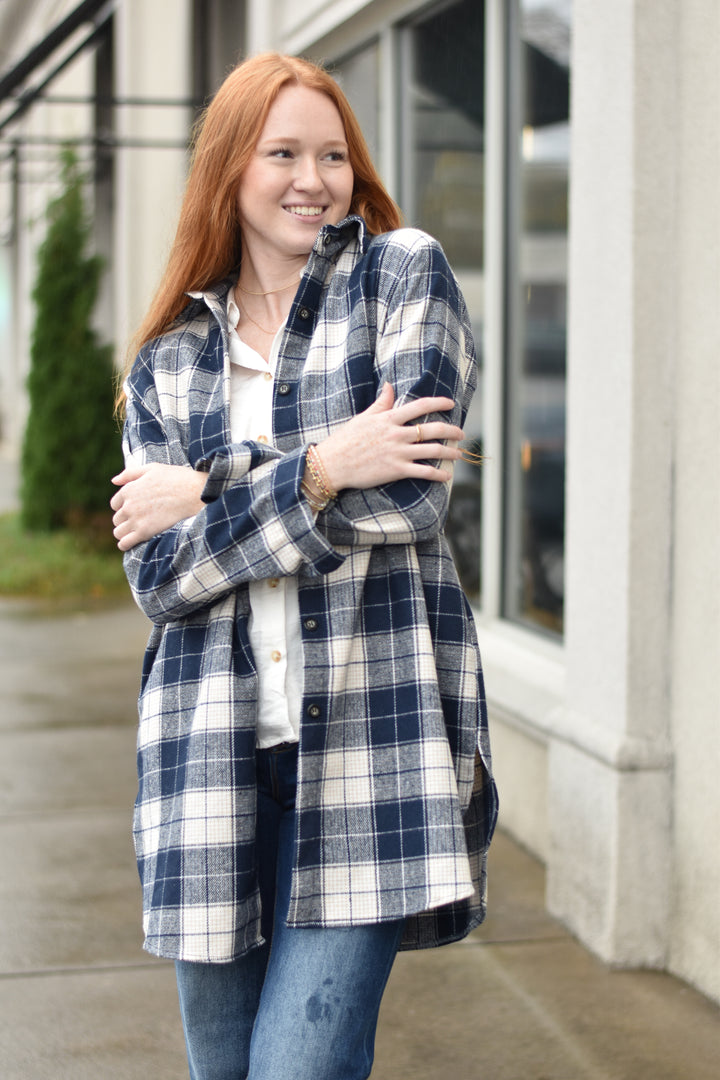 Edith Plaid Shacket