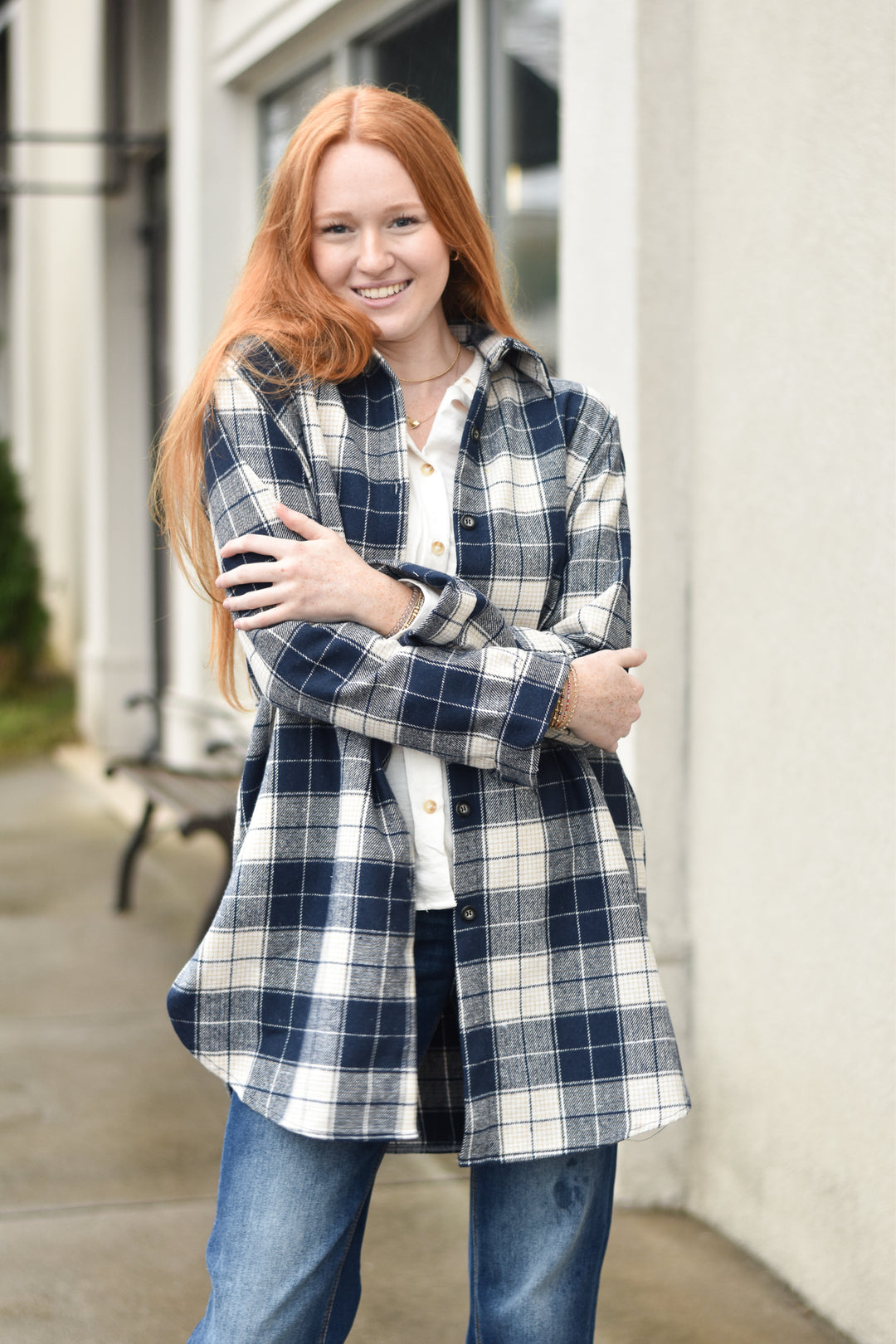 Edith Plaid Shacket