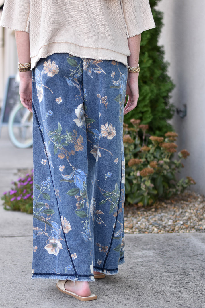 Wildflower Way Denim Pants