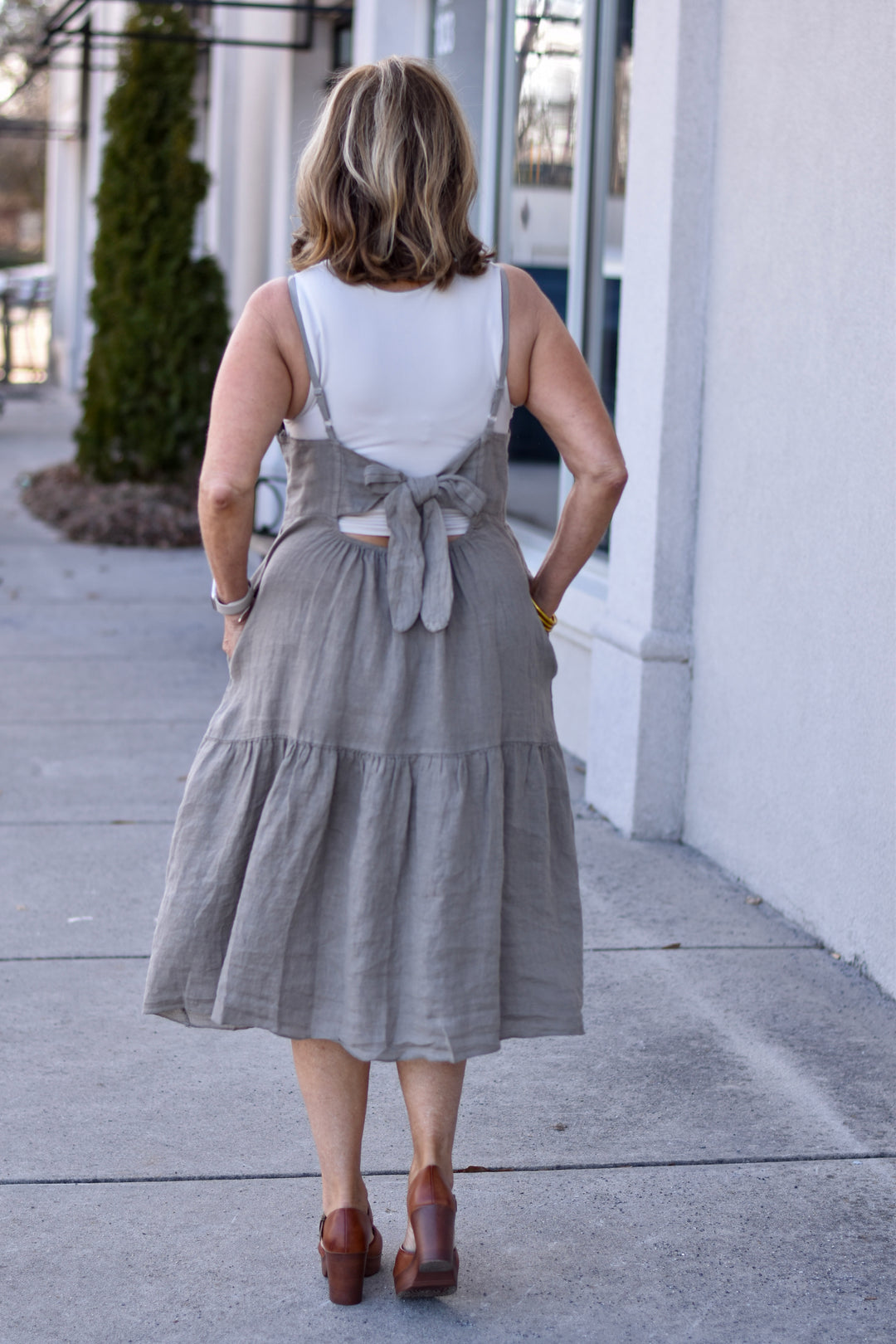 Tempo Paris Boho Breeze Linen Dress