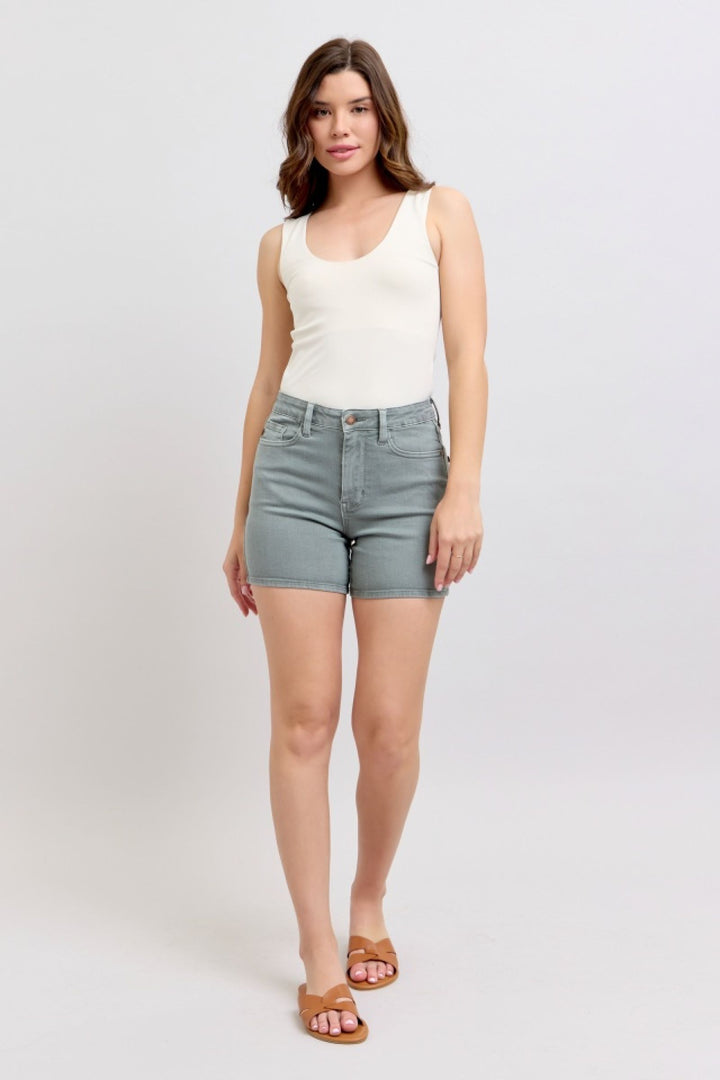 Judy Blue Stretchy High-Rise Denim Shorts