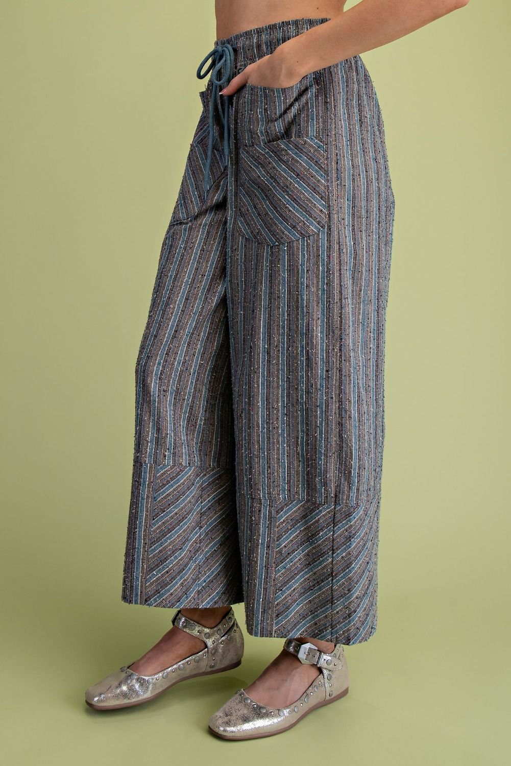 Sage Willow Stripe Pants