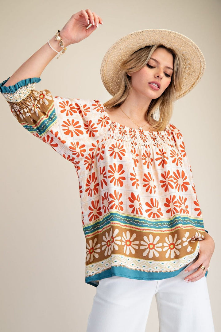 Easel Wildflower Wander Top