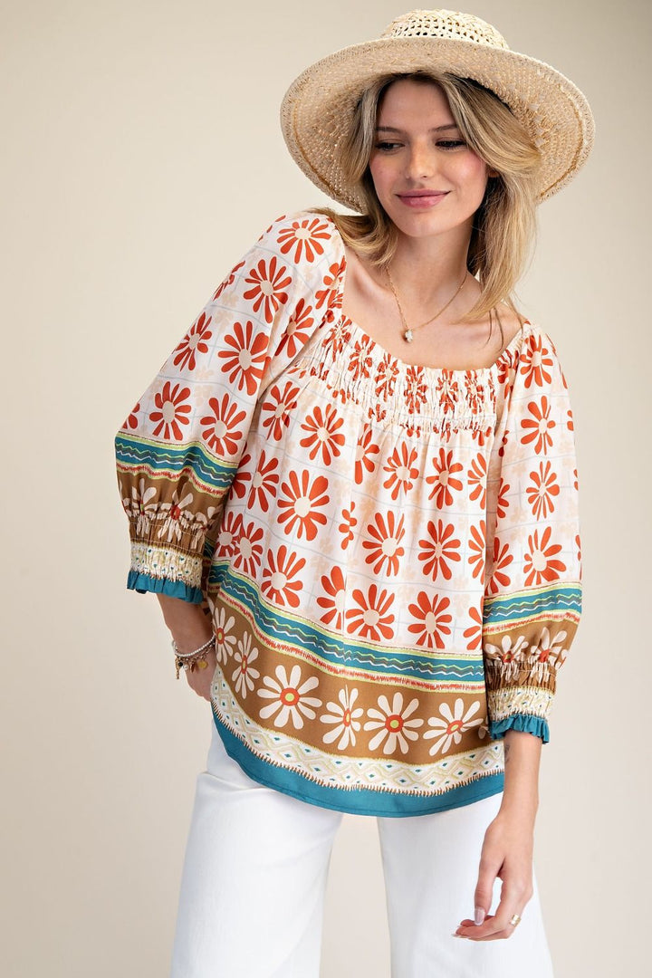 Easel Wildflower Wander Top