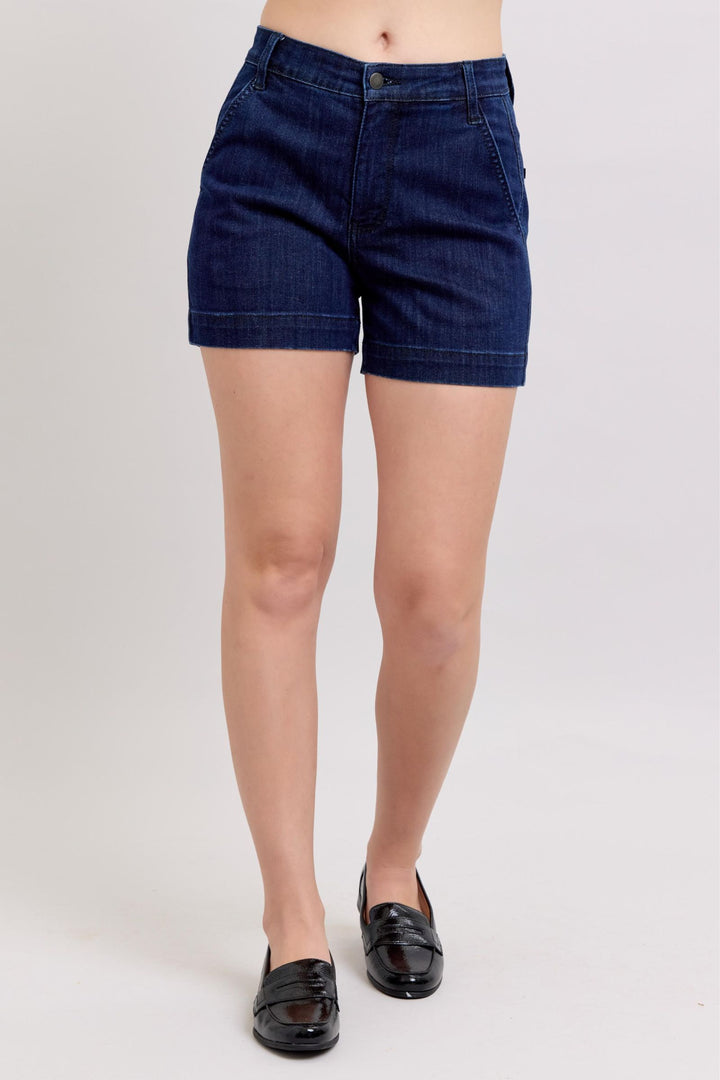 Judy Blue Midnight Ease Trouser Shorts