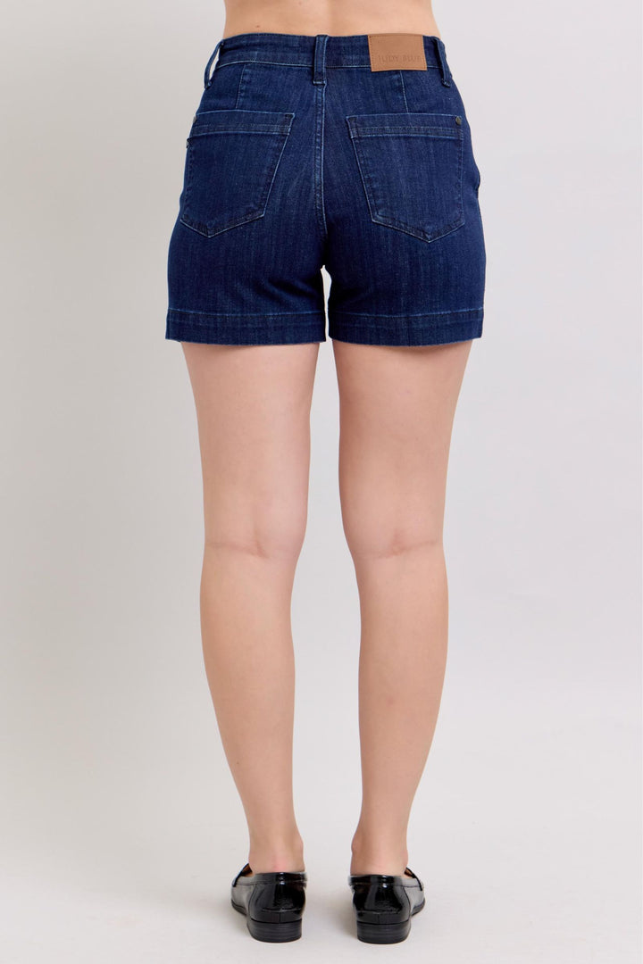 Judy Blue Midnight Ease Trouser Shorts