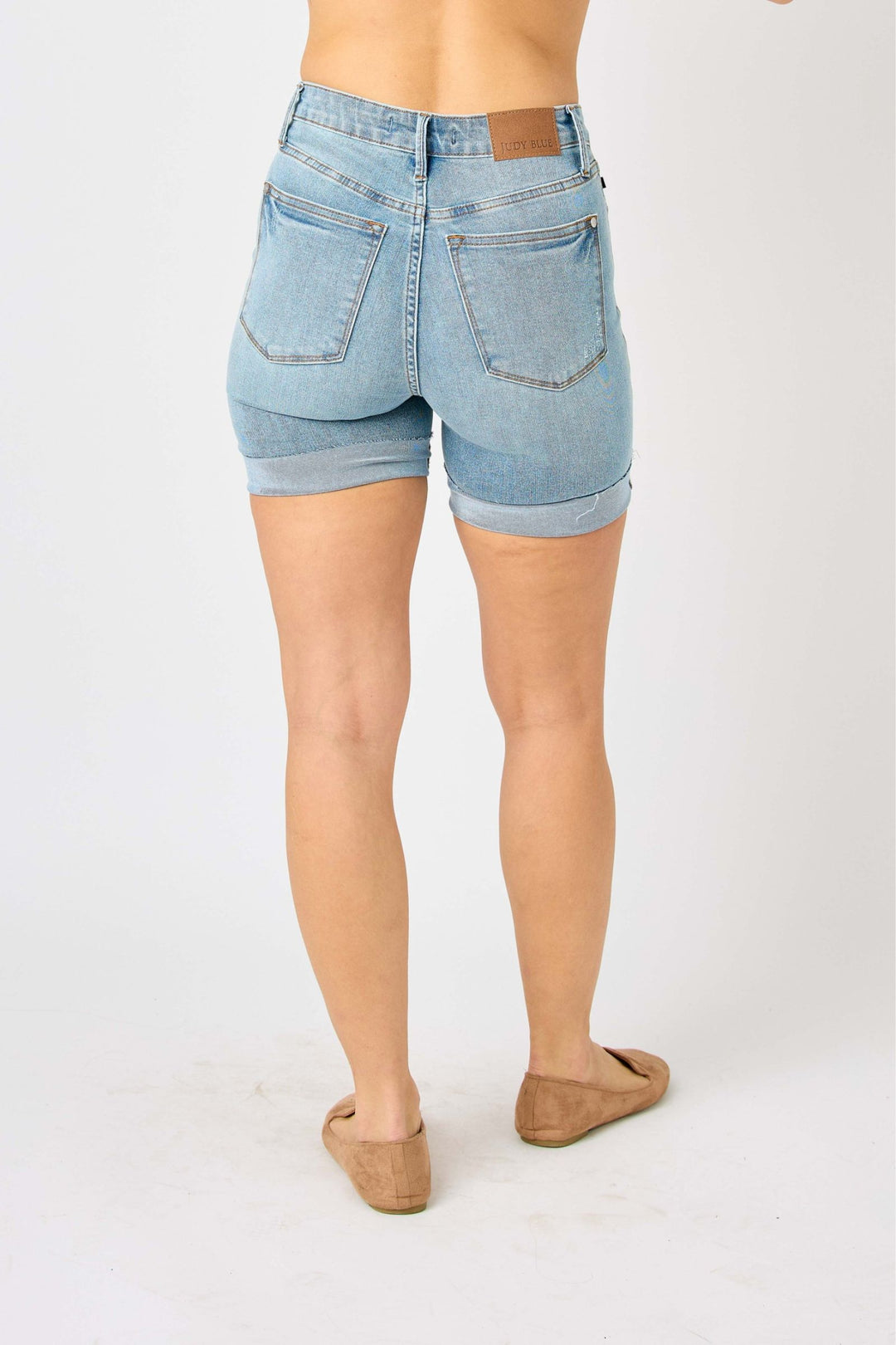 Judy Blue Tummy Control Cool Denim Shorts