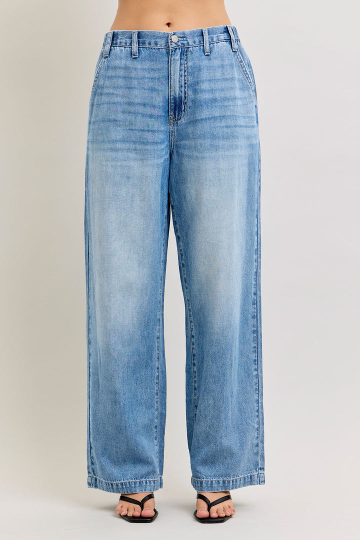 Judy Blue Featherweight Baggy Jeans