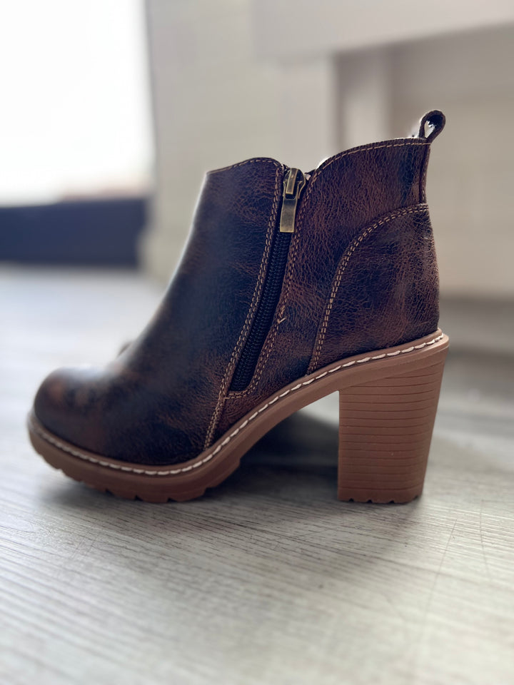Corky's Rocky Top Espresso Crinkle Booties