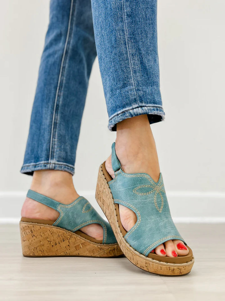 Corky's Turquoise Darlin Wedges