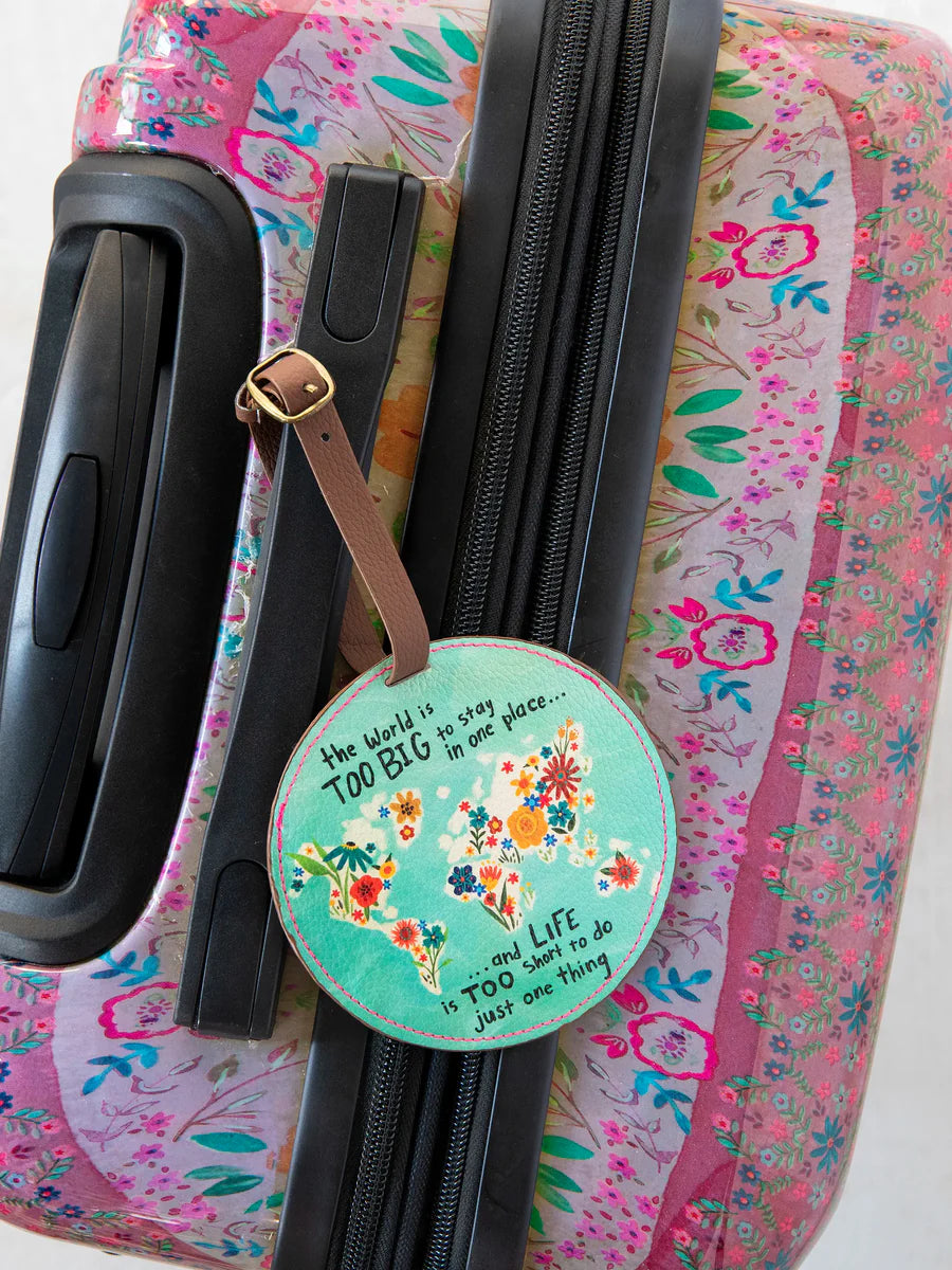 Travel Happy Luggage Tag