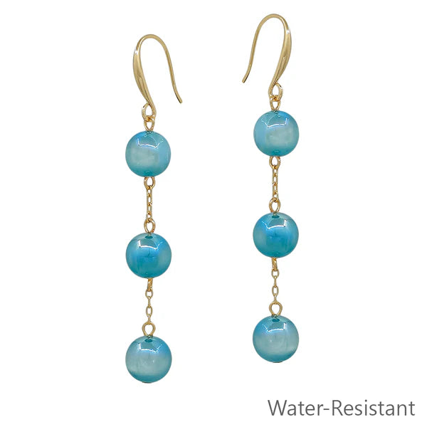 Candy Glow Triple Drop Earrings