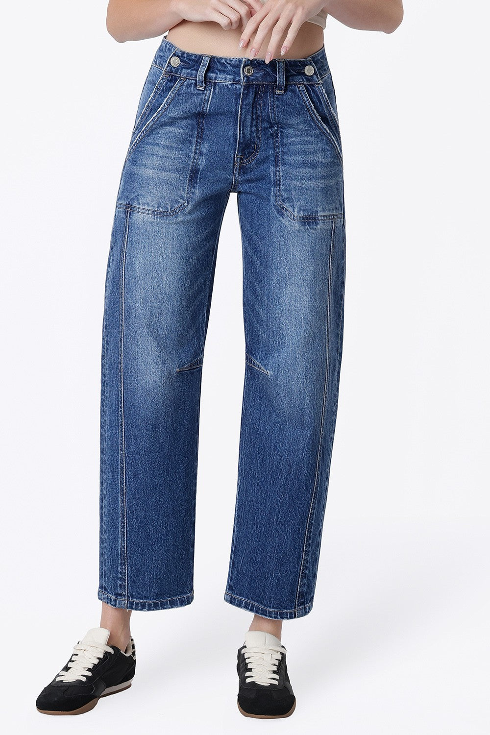 Vervet Sidekick Barrel Jeans