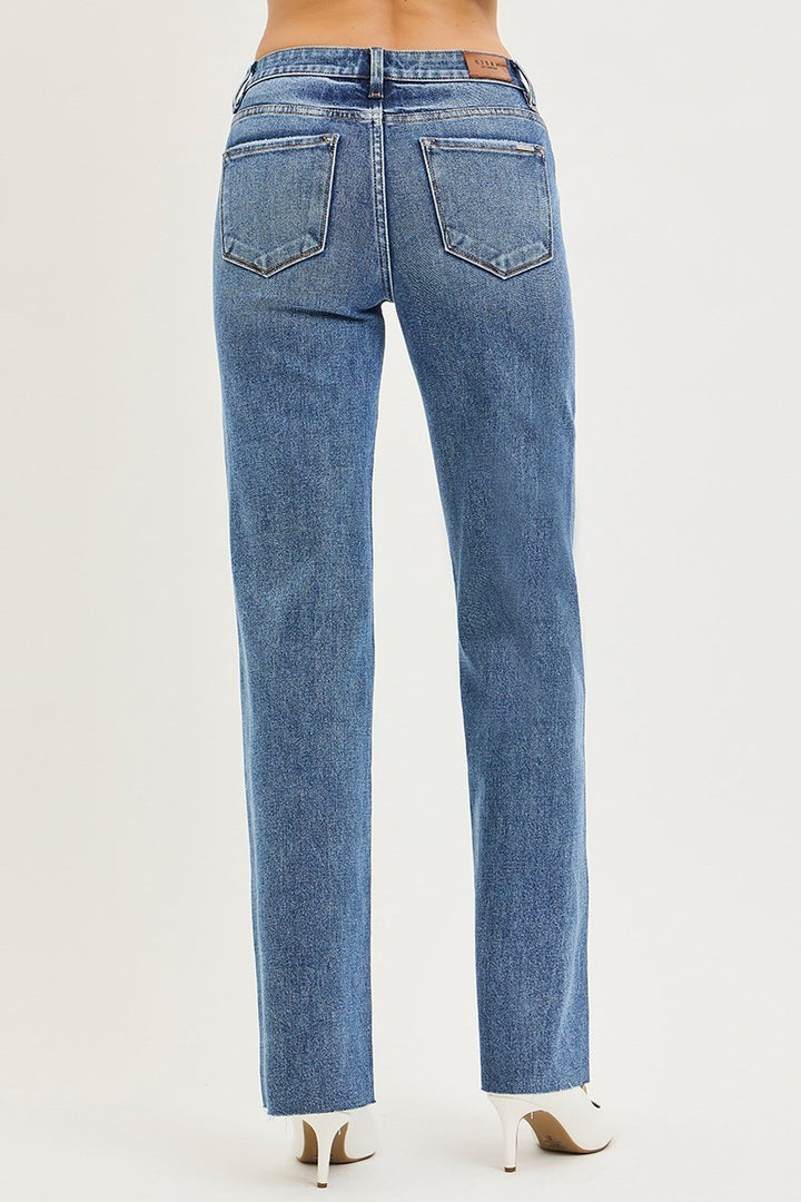 Risen Shape & Move Straight Jeans