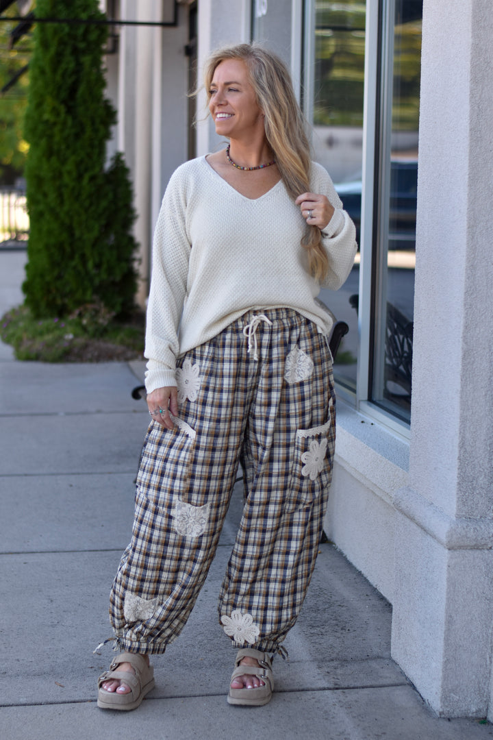 Plaid Jogger Pants